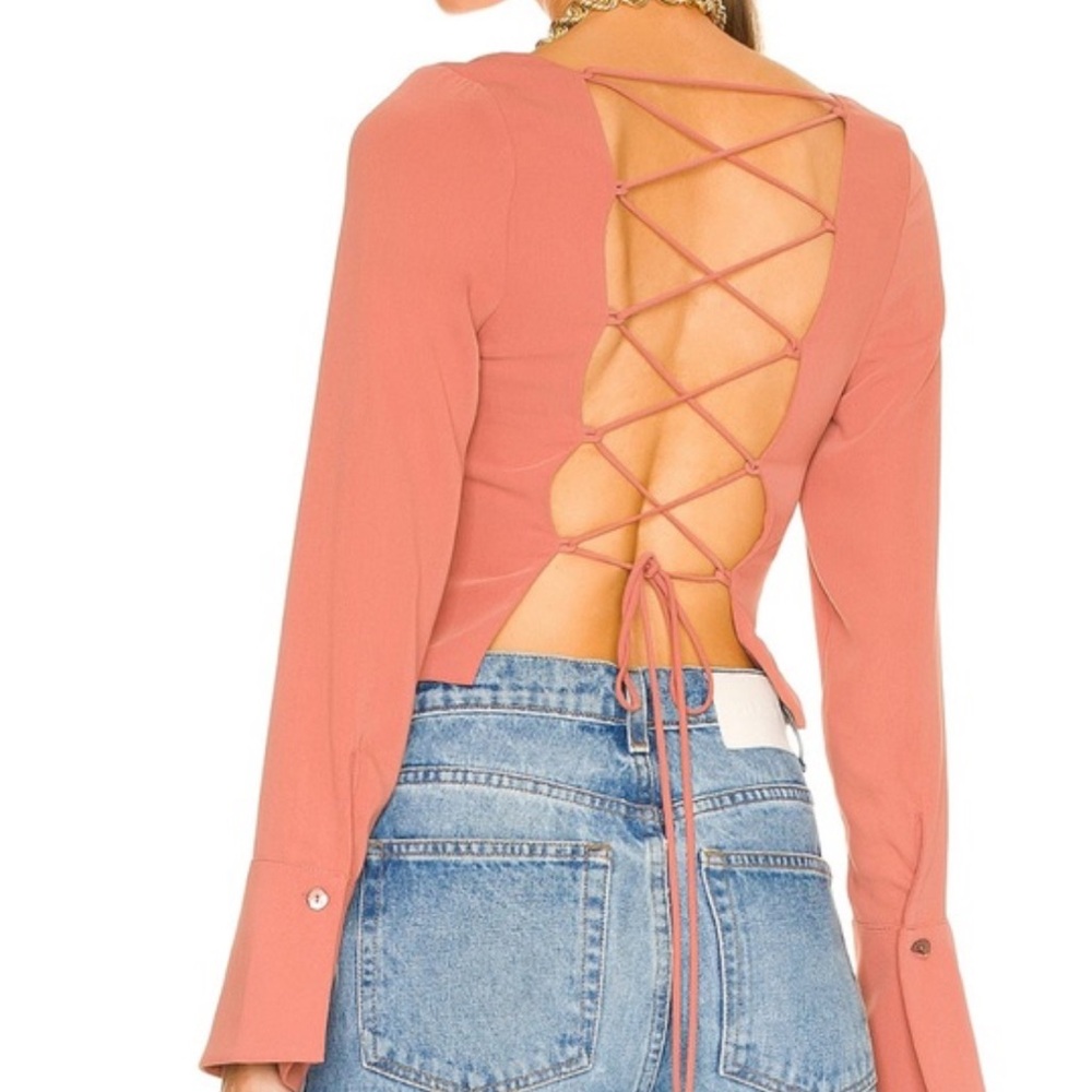 L’ Academie Nikita Top in Blush NWT
